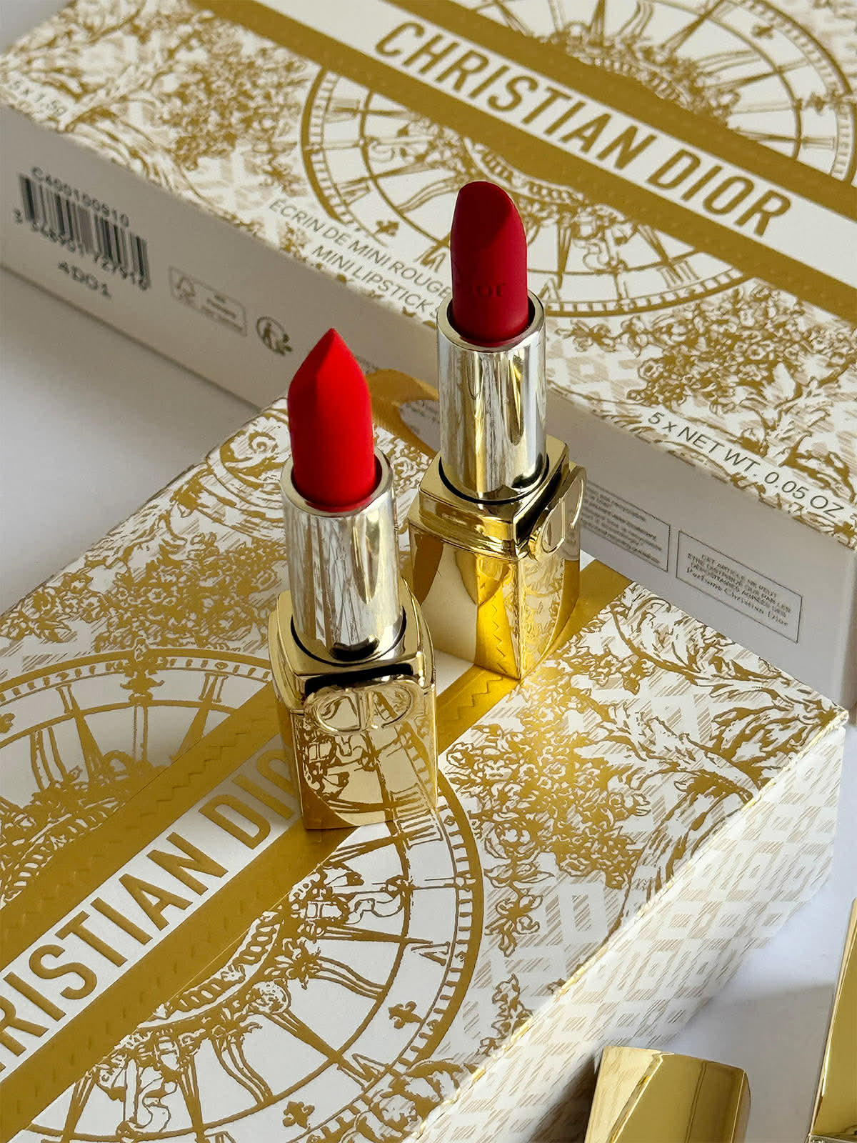 Coffret Rouge à Lèvres 5 Pieces Avec Sac Cadeaux