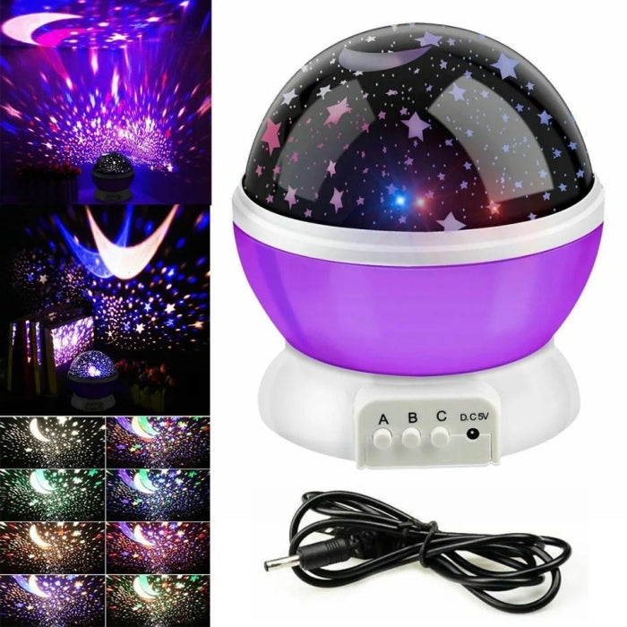 Projecteur De Ciel Étoilé Rotatif Pour La Décoration Des Murs