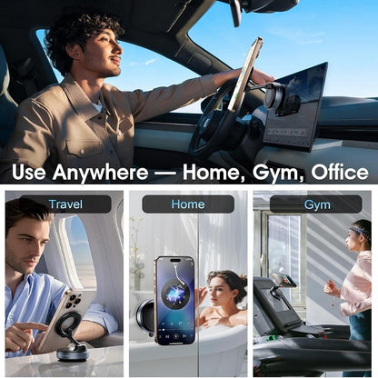 Support de téléphone Ultra magnétique Ventouse pour voiture amélioré renforcé à 360 °
