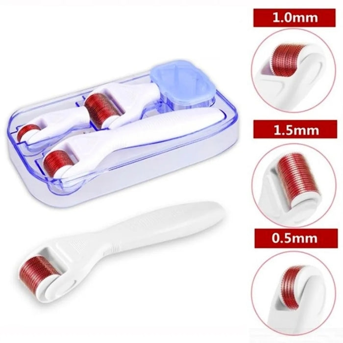 Rouleau de Massage avec des Aiguilles de Titanium 4 en 1