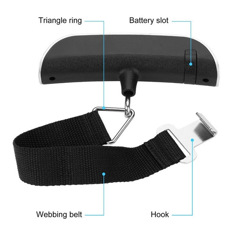 Balance De Bagages Électronique Max 50 Kg Écran LCD