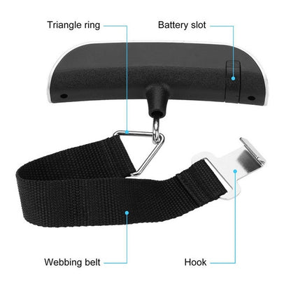 Balance De Bagages Électronique Max 50 Kg Écran LCD