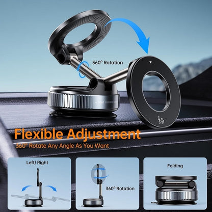 Support de téléphone Ultra magnétique Ventouse pour voiture amélioré renforcé à 360 °