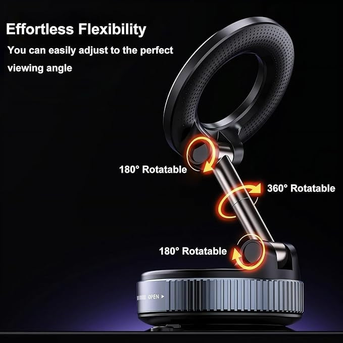 Support de téléphone Ultra magnétique Ventouse pour voiture amélioré renforcé à 360 °
