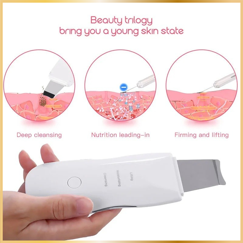 Épurateur Visage Ultrasonique 4-en-1 Lift & Clean