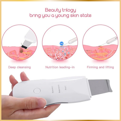 Épurateur Visage Ultrasonique 4-en-1 Lift & Clean