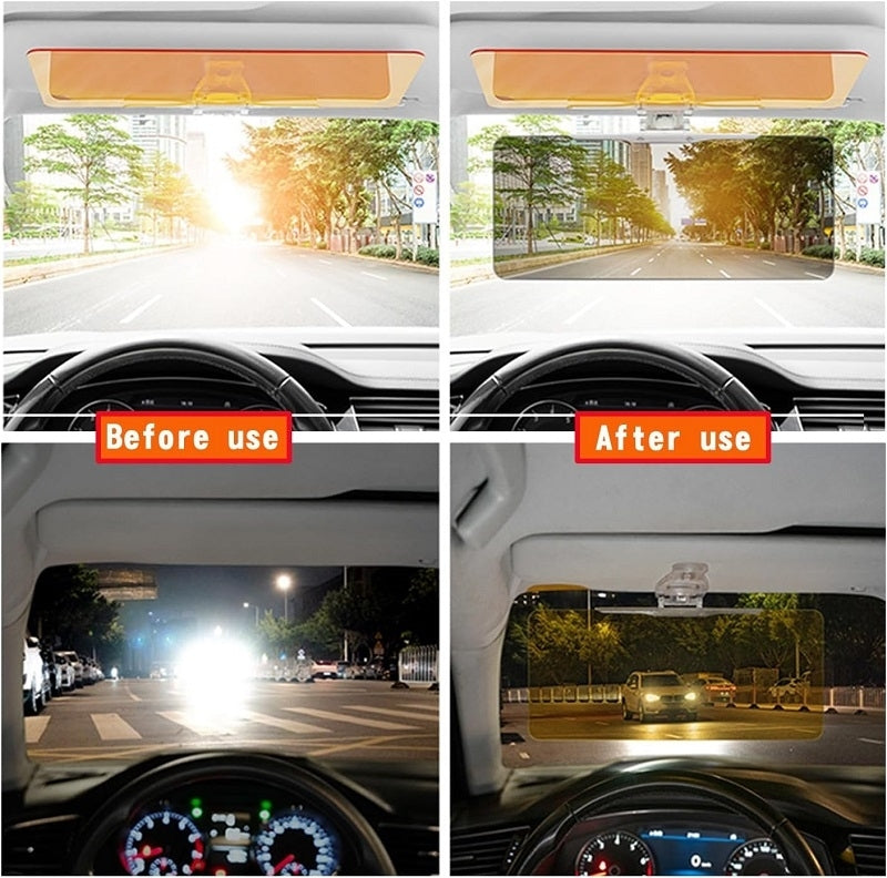 Pare-soleil anti-éblouissement jour et nuit pour voiture