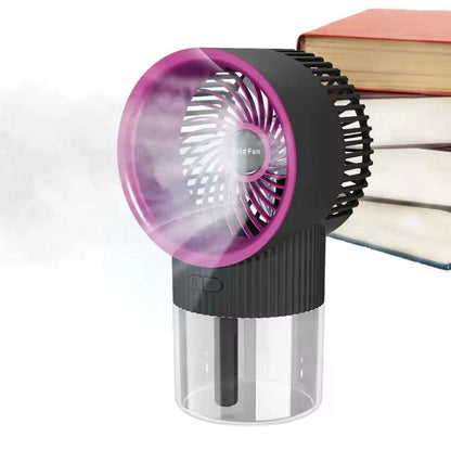 Ventilateur Portable Rechargeable avec Diffusseur et LED RGB