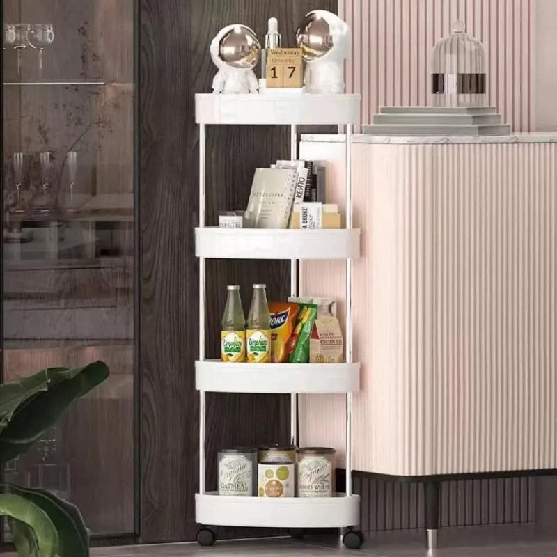 Etagère D'angle Pour Salle De Bain- Blanc