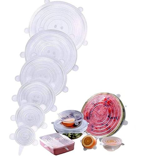 Set De Couvercles Extensibles En Silicone 6 Pièces
