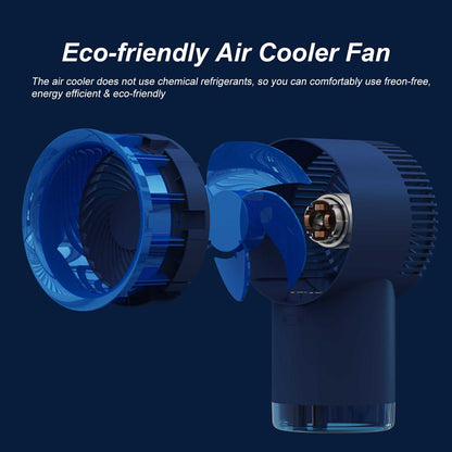 Ventilateur Refroidisseur d'Air Rechargeable avec Diffusseur et LED RGB