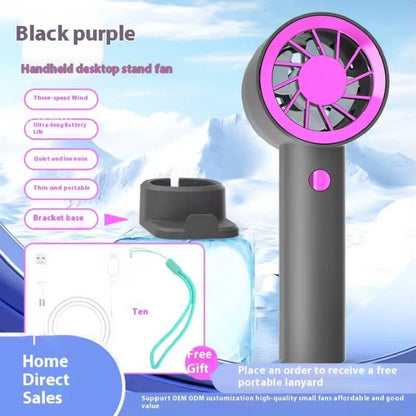 Ventilateur Portable Rechargeable avec support téléphone