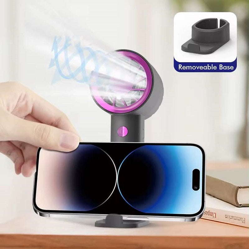 Ventilateur Portable Rechargeable avec support téléphone
