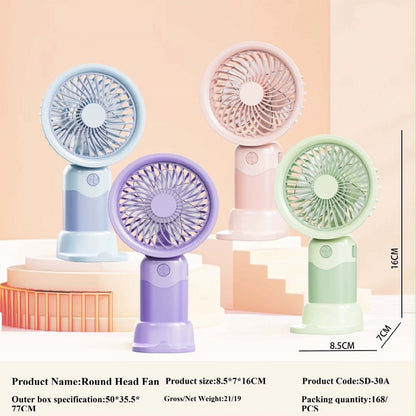 Ventilateur Portable Rechargeable avec support téléphone
