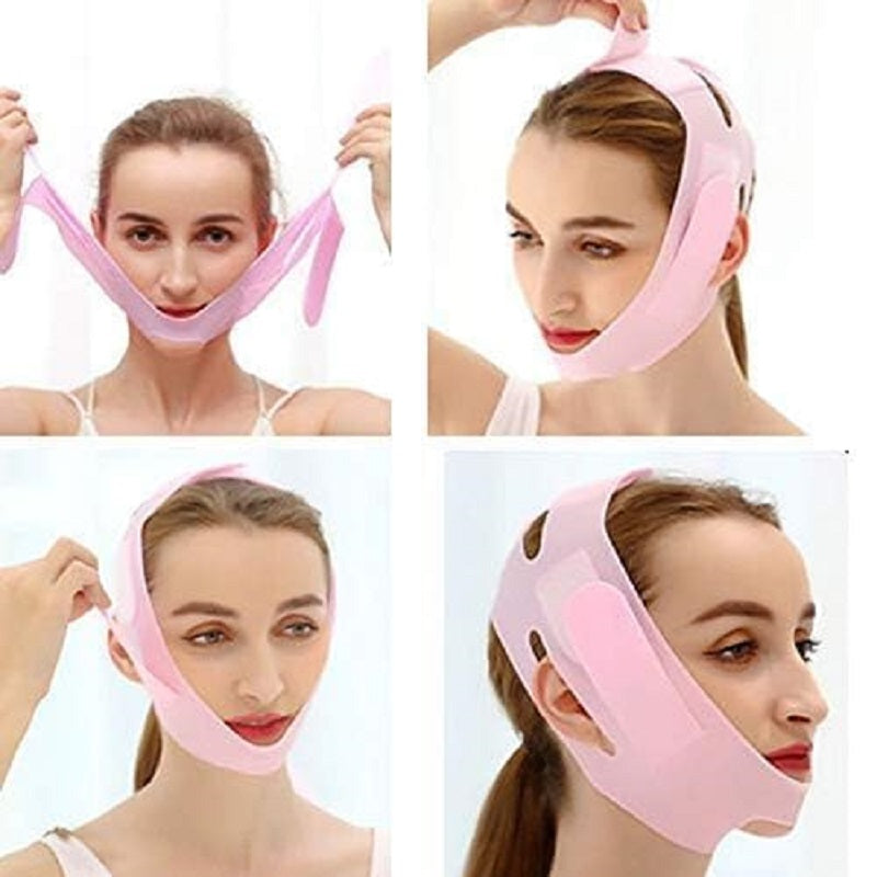 Masque facial en silicone pour lifter et lisser le menton et les joues