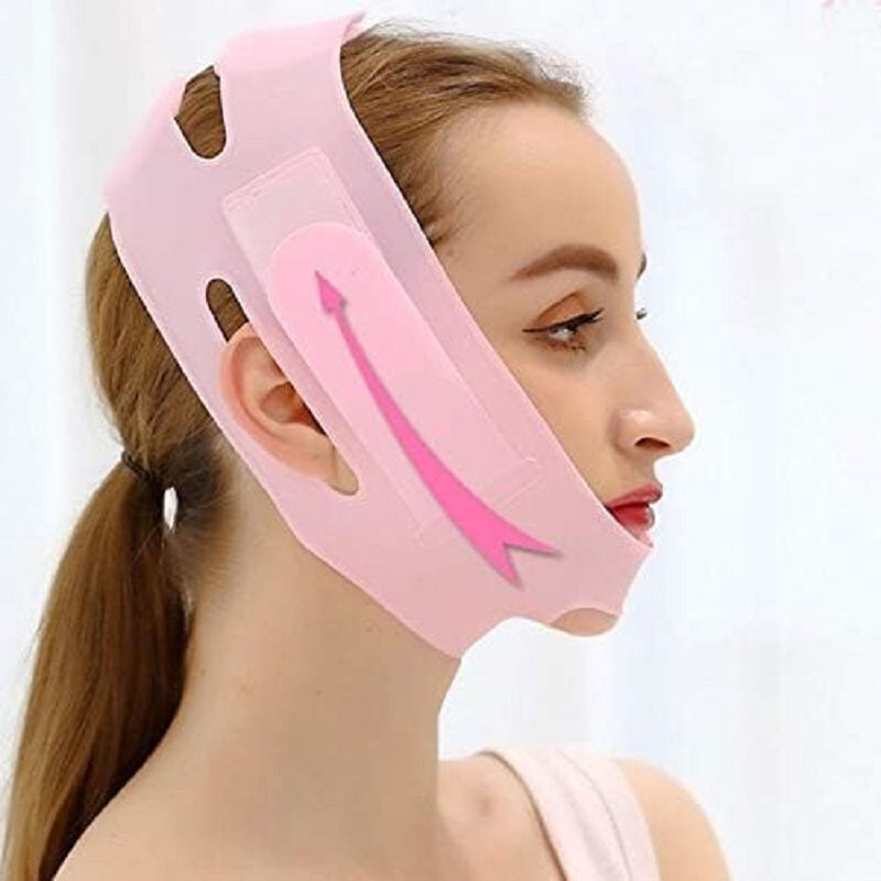 Masque facial en silicone pour lifter et lisser le menton et les joues
