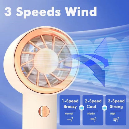 Ventilateur Portable Rechargeable avec support téléphone