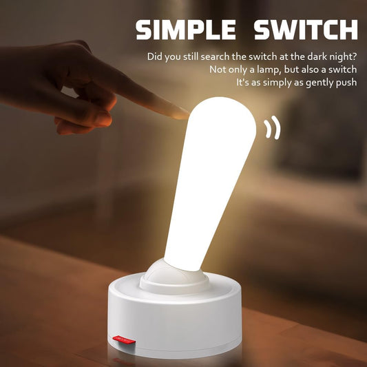 Lampe de chevet portable à LED avec joystick intelligent Rechargeable