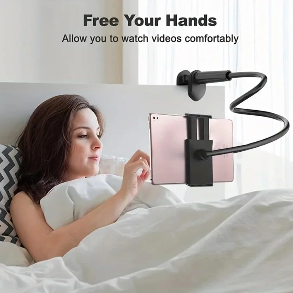 Support Universel Téléphone et Tablette à Ventouse – Bras Flexible Réglable 70 cm