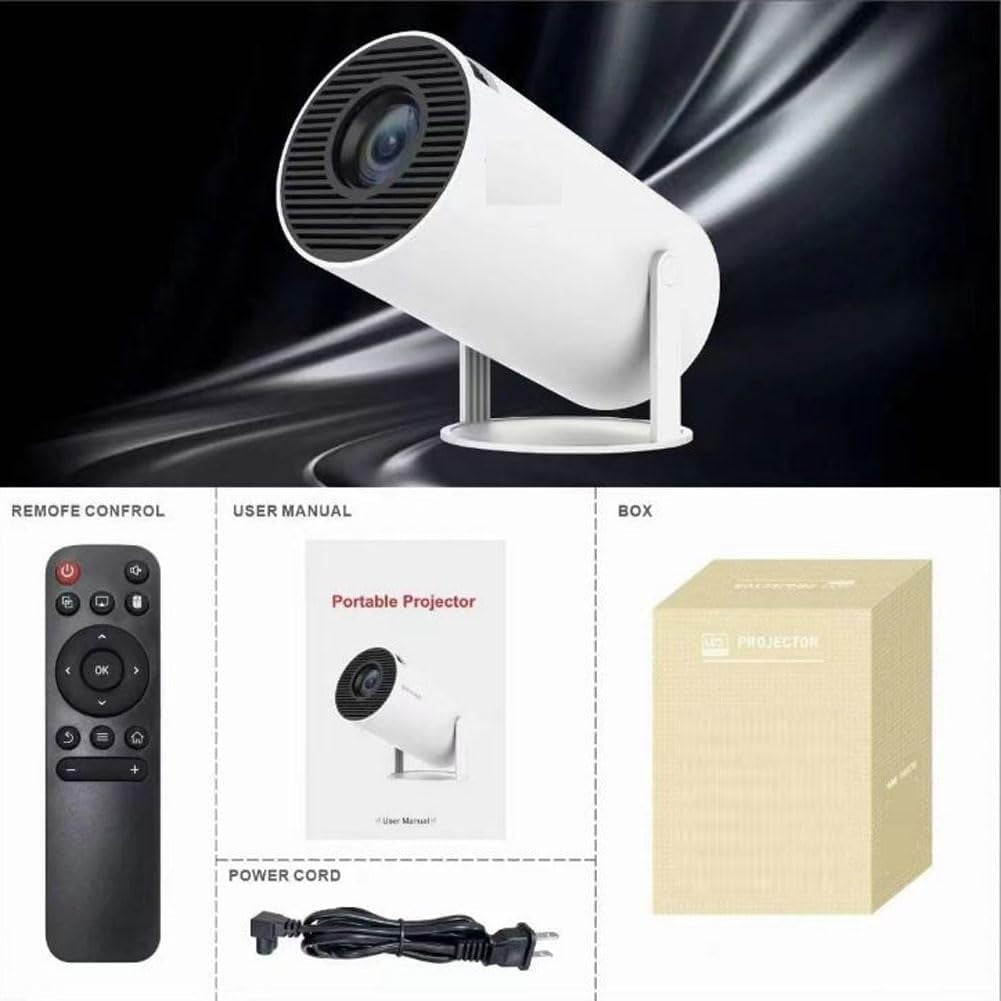 Mini Projecteur HY300 720P – Android 11, WiFi 6, Bluetooth 5.0
