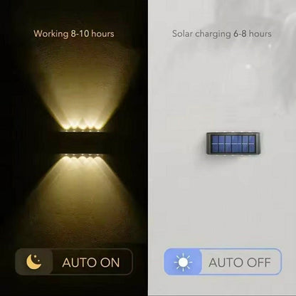 Applique Murale Solaire LED Extérieure 10 LED