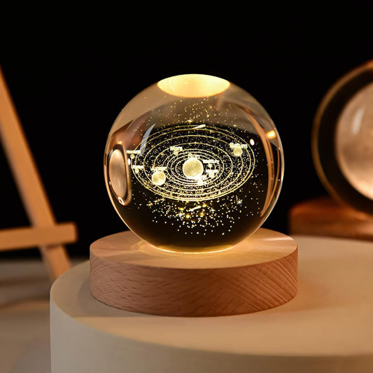Boule de cristal galaxie 3D GG