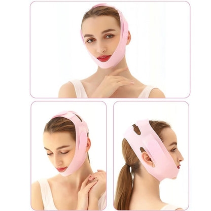 Masque facial en silicone pour lifter et lisser le menton et les joues
