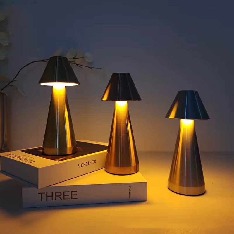Lampe De Table Portables Sans Fil Rechargeable Avec Tactile