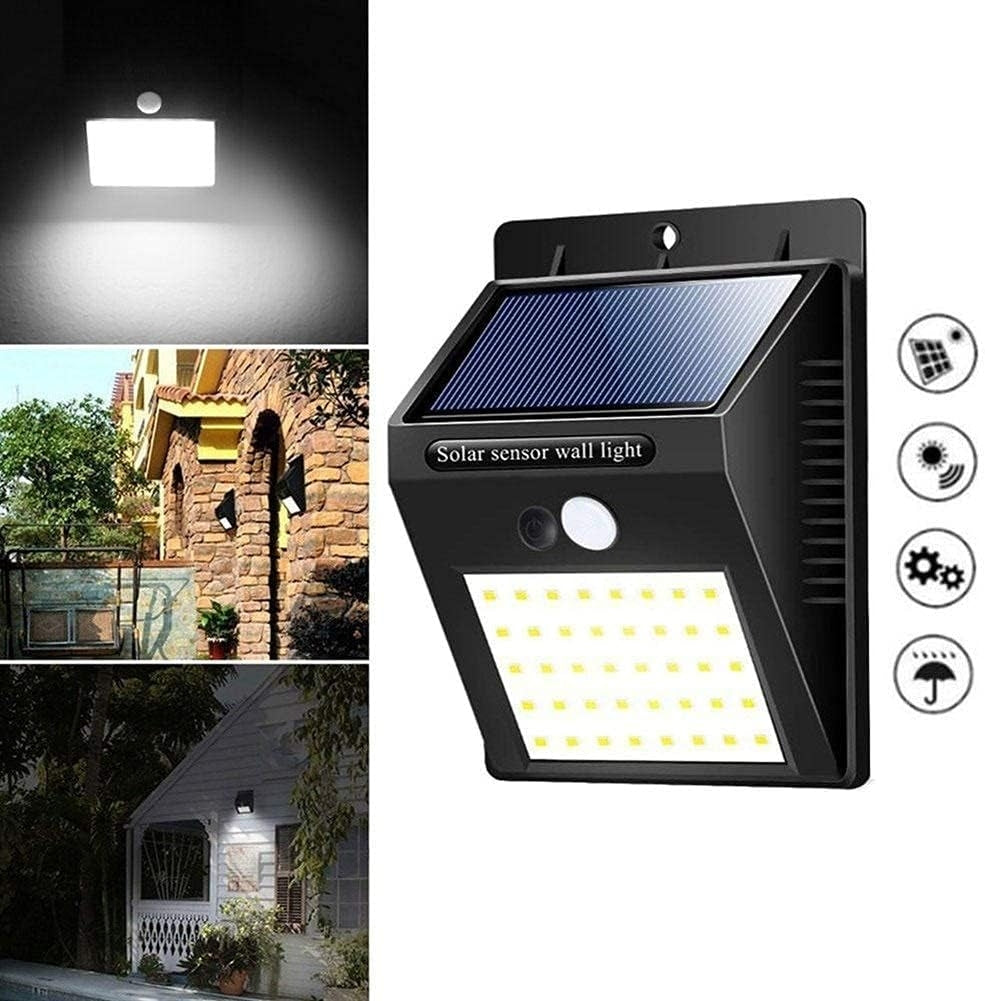 Applique murale LED à énergie solaire , Capteur PIR de Mouvement et Capteur de nuit CDS - 20 LED