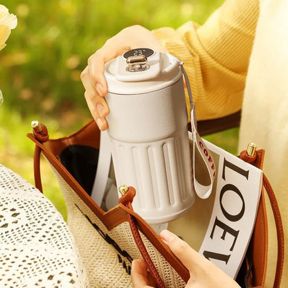 Thermos à Café avec Affichage Numérique de la Température en Acier Inoxydable 450 ml