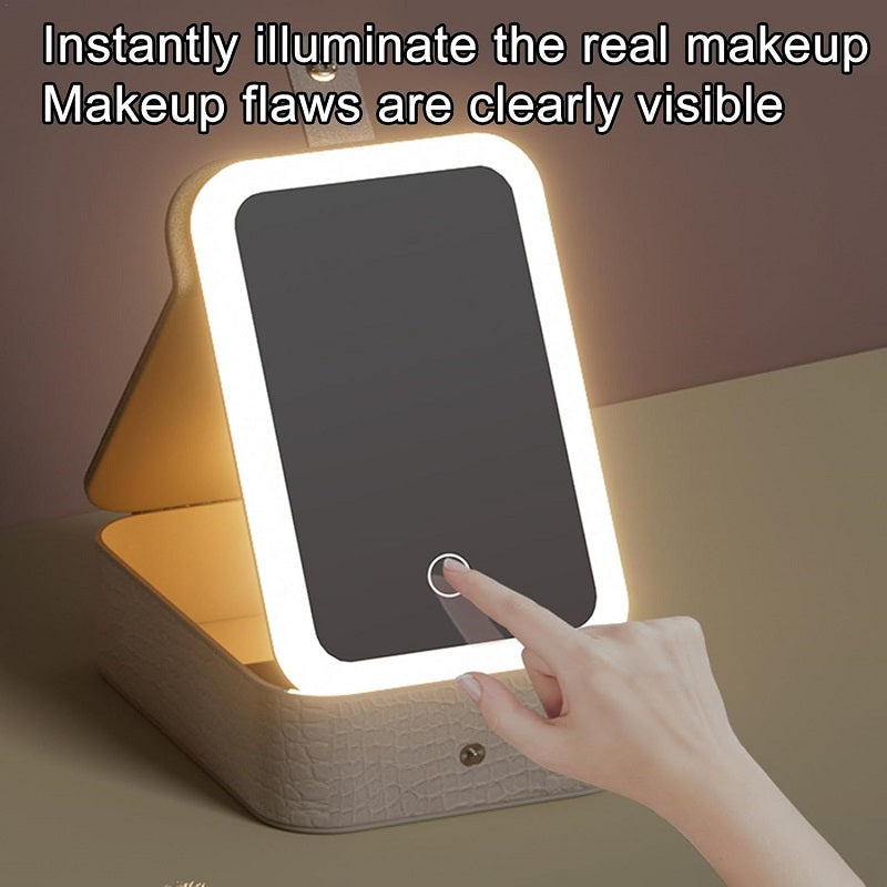 Organisateur De Maquillage Avec Miroir LED