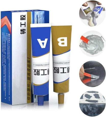 Colle De Résine Époxyde 100 Ml Pour Métal Bois Plastique Et Plus