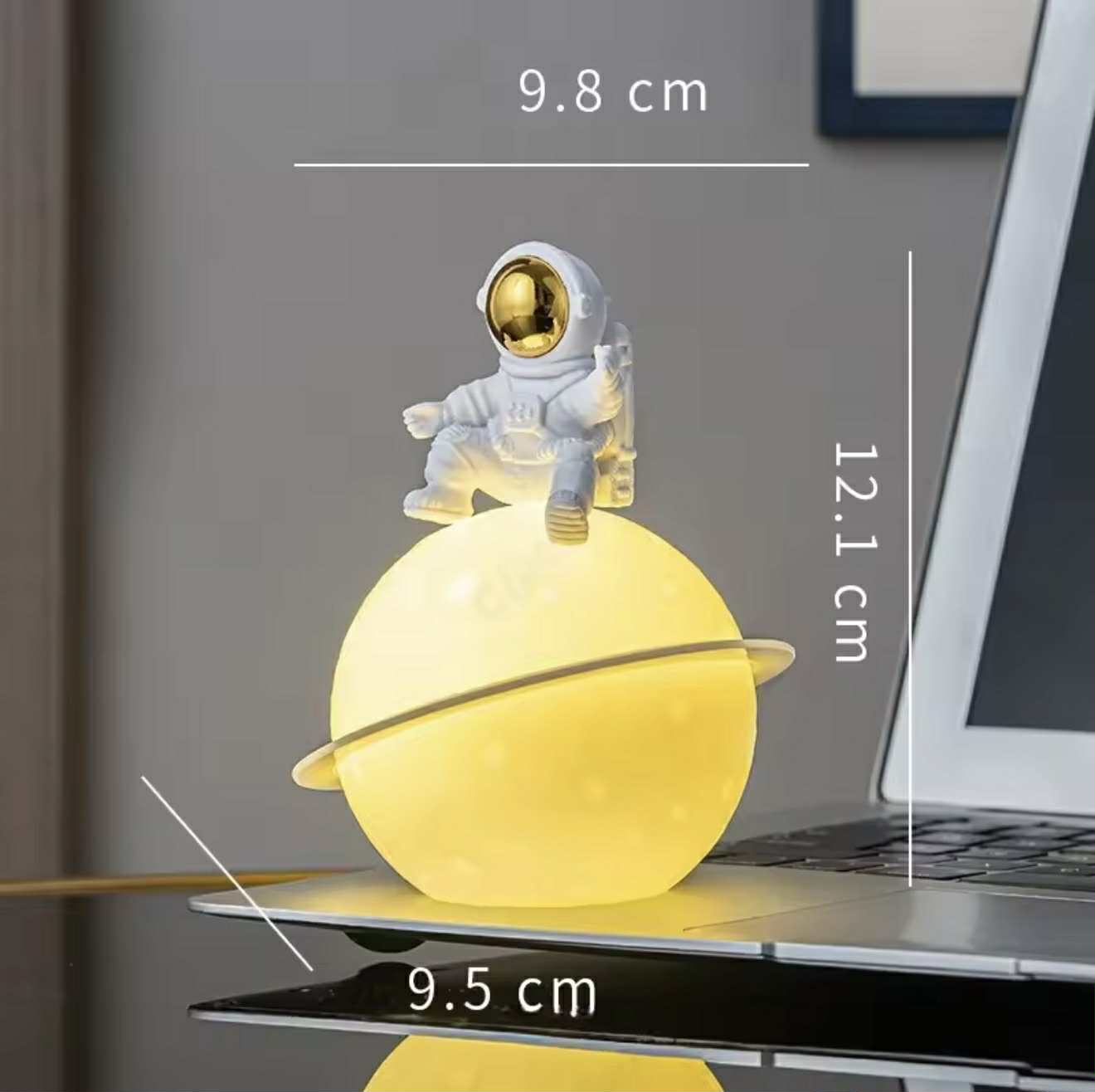Lampe de table Portable sans Fil Motif MOON & Astronaute