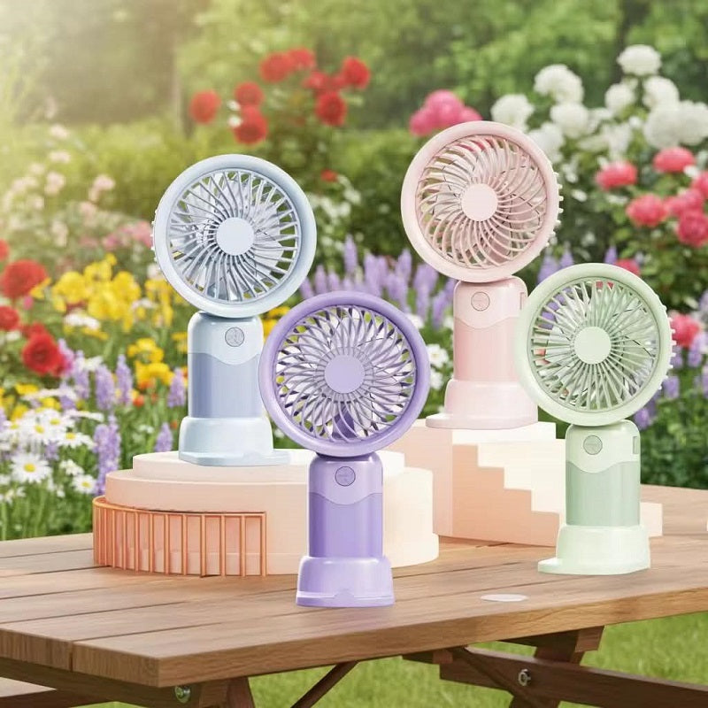 Ventilateur Portable Rechargeable avec support téléphone