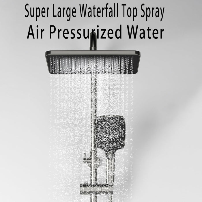 Ensemble De Douche Thermostatique  Avec Affichage LED Et Lumière