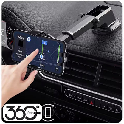 Support de téléphone universel pour voiture à rotation 360°