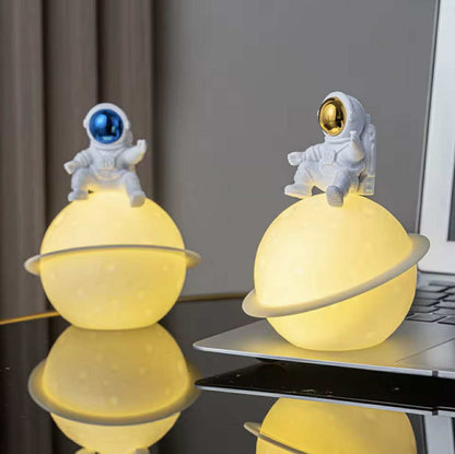 Lampe de table Portable sans Fil Motif MOON & Astronaute