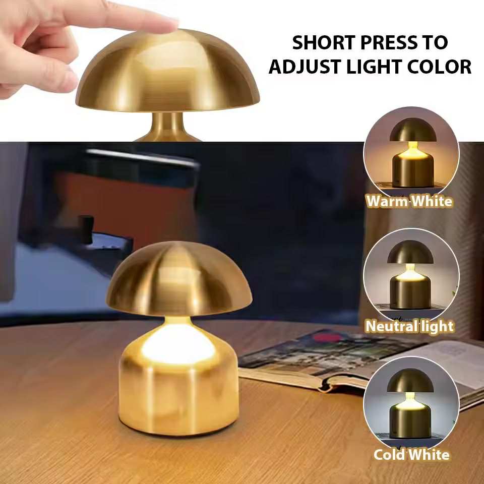 Lampe De Table Portables Sans Fil Rechargeable Avec Tactile