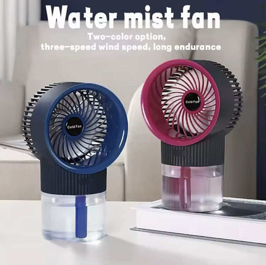 Ventilateur Portable Rechargeable avec Diffusseur et LED RGB