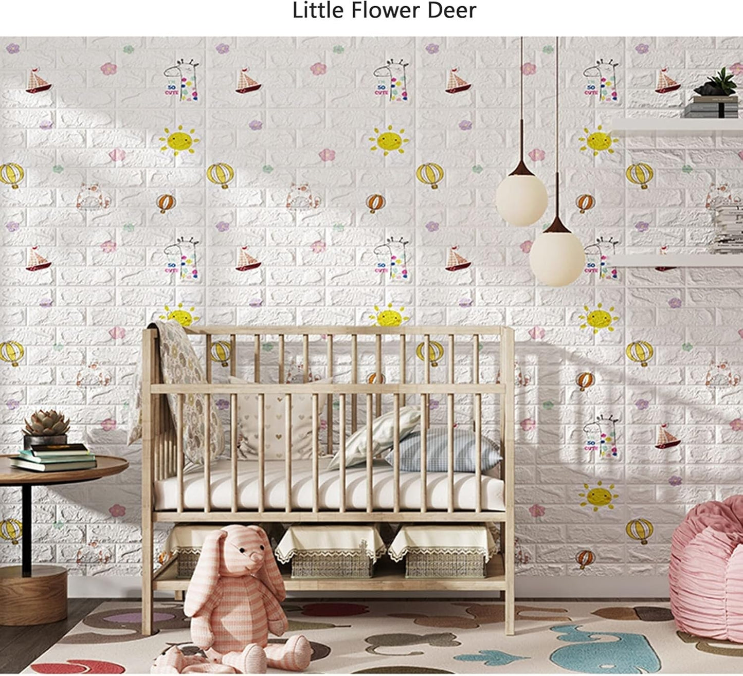 Pack de 10 Panneaux Muraux 3D Adhésifs Anti-Humidité – 77×70 cm – Motif Cute