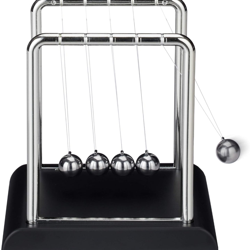 Pendule D'Equilibre de Berceau de Newton - 5 Boules – 11,5 x 13,5 x 13,5 cm