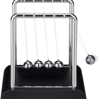 Pendule D'Equilibre de Berceau de Newton - 5 Boules – 11,5 x 13,5 x 13,5 cm