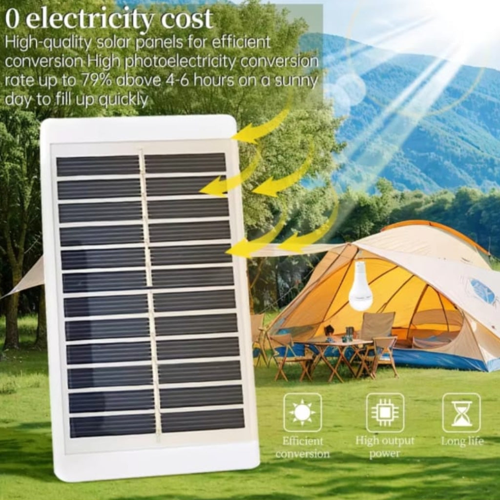 Lampe Solaire LED 7W Suspendue avec Télécommande – 4 Modes d’Éclairage, Rechargeable USB, Minuterie Programmable