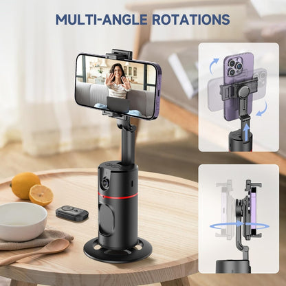Stabilisateur de Téléphone 360° à Suivi Automatique du Visage
