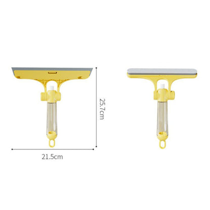 Nettoyeur De Vitres Multifonctionnel Avec Flacon Pulvérisateur – Double Face Détachable