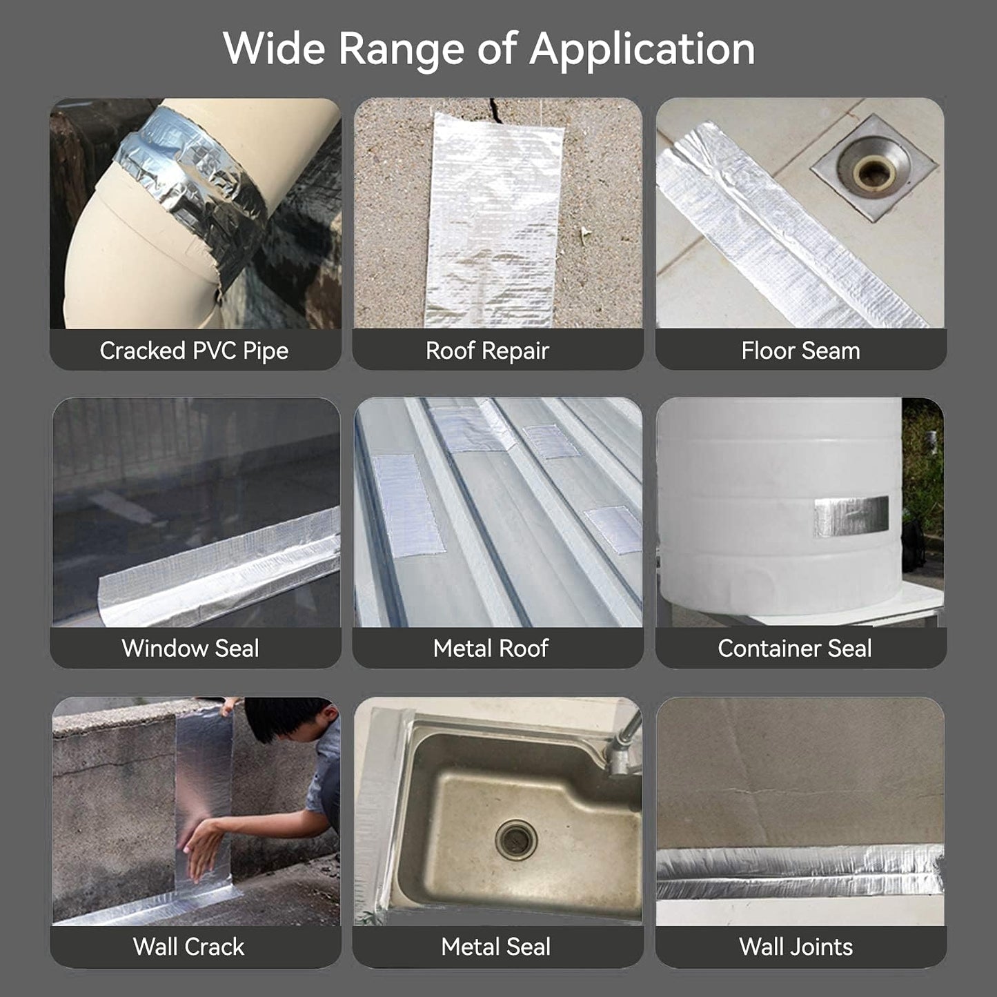 Pack De 3 Rubans Adhésifs étanche 5M