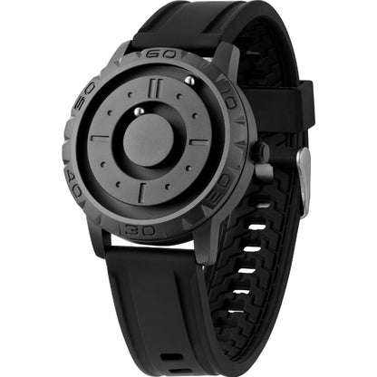 Montre Magnétique Pour Homme à Double Bille, Quartz, JM STQ K1(158) – Silicone