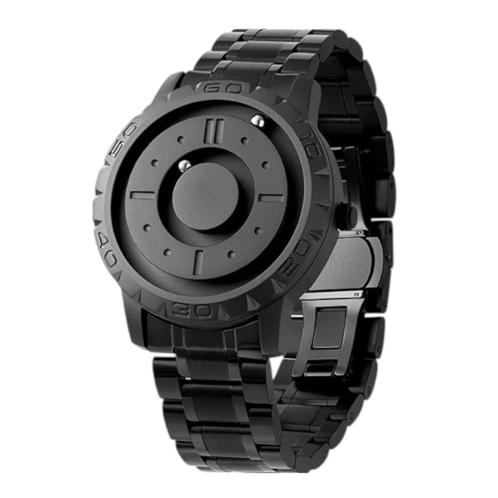 Montre Magnétique Waterproof Pour Homme à Double Bille, Quartz, JM STQ K1(158) – Acier