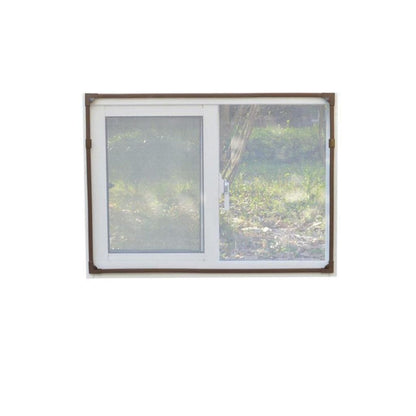 Moustiquaire Magnétique Marron Réutilisable Pour Fenêtre – 100 x 150 cm