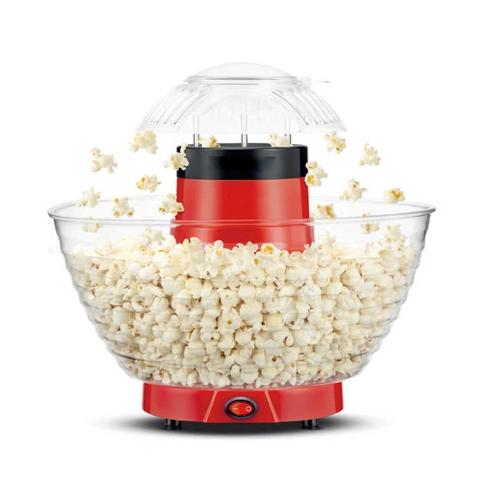 Machine à Pop-Corn Grand Modèle - 1200W – Sans Huile – Modèle HK-353